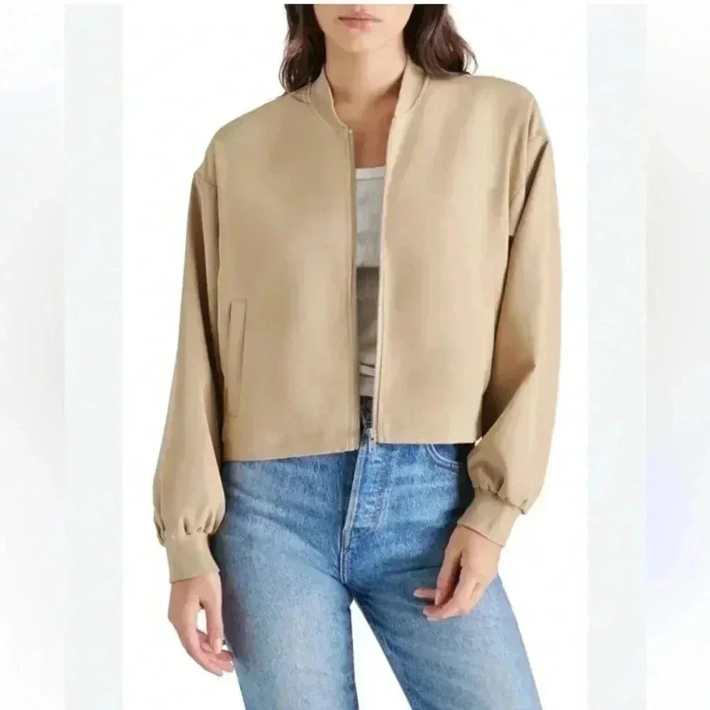 Steve Madden Full Zip Bomber Jacket